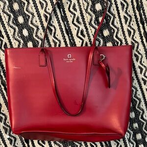 Kate Spade Cherry Red Tote Bag